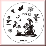 Stamping Schablone DXE25*Vogelscheuche,Geist,Spinnennetz,Fledermaus