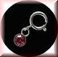 Piercing mit  rosé Zirkonia -NP017D Silber925