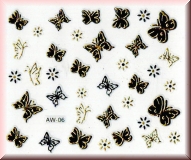 Sticker mit Schmetterlingen - #AW06
